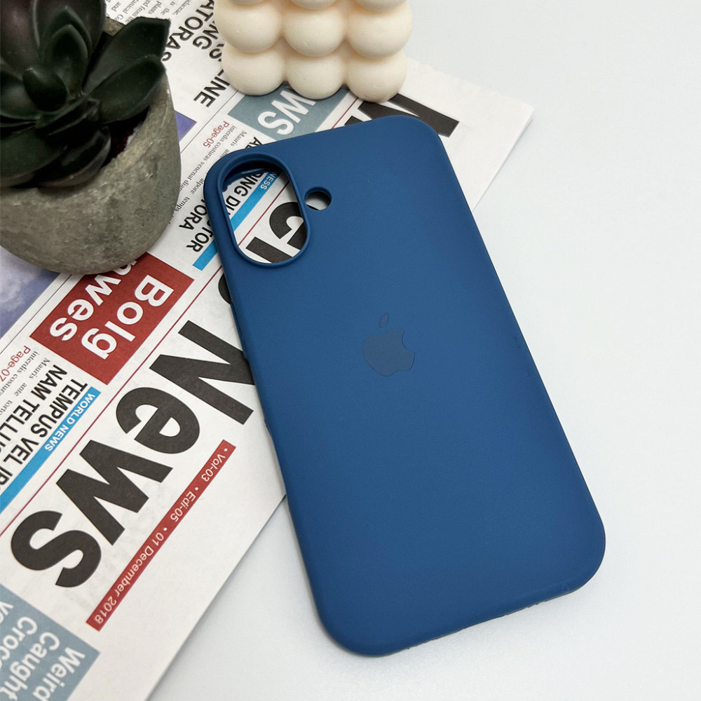 Чохол для смартфона Silicone Full Case AA Open Cam for Apple iPhone 16 16,Blue Киев - изображение 4