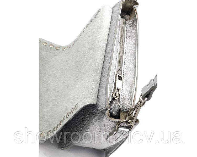 Жіноча срібна сумка Laura Biaggi (54-31) Київ - фото 4
