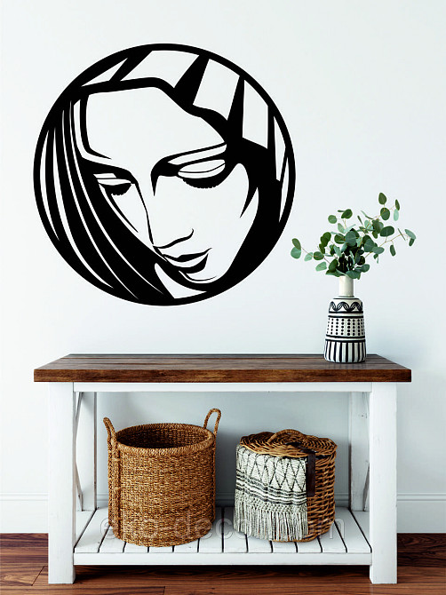 Декоративне настінне Панно «Сонеслава Матір», Декор на стіну 90*90 см, Чорний Київ - фото 9