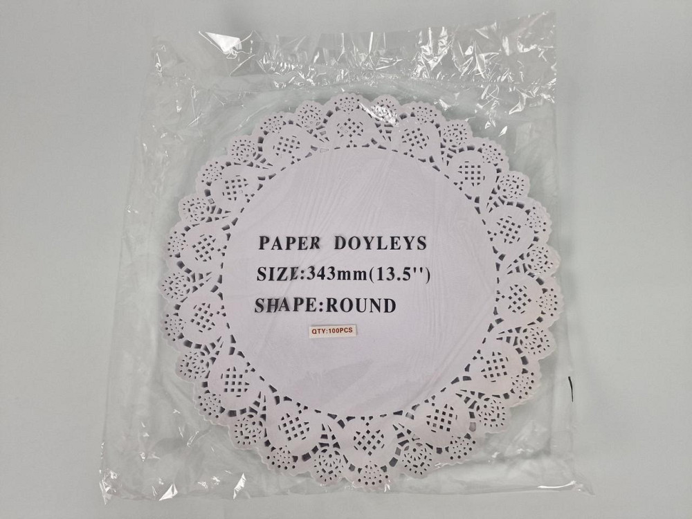 Серветка ажурна Ф34,3 (100 шт.) біла (1 пачка) Харків - фото 1