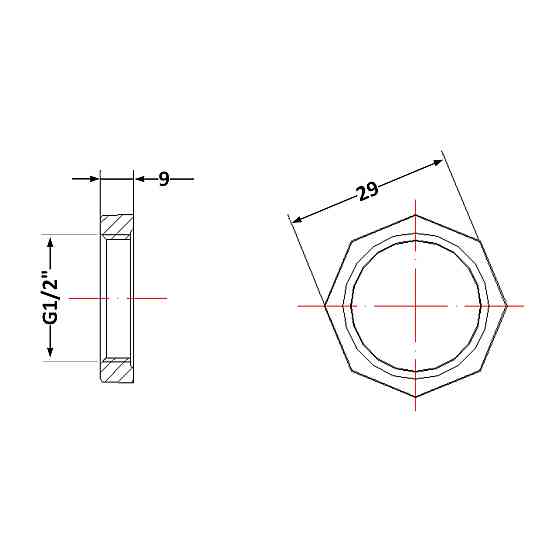 Контрайка чавунна 1/2" Київ
