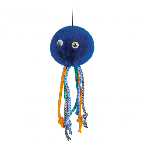 Іграшка Природа Восьминіг на резинці для кота, 5 см Київ