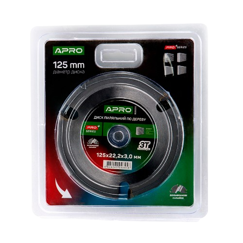 Диск пиляльний для дерева d125мм*22,23 мм 3T APRO Житомир - фото 5
