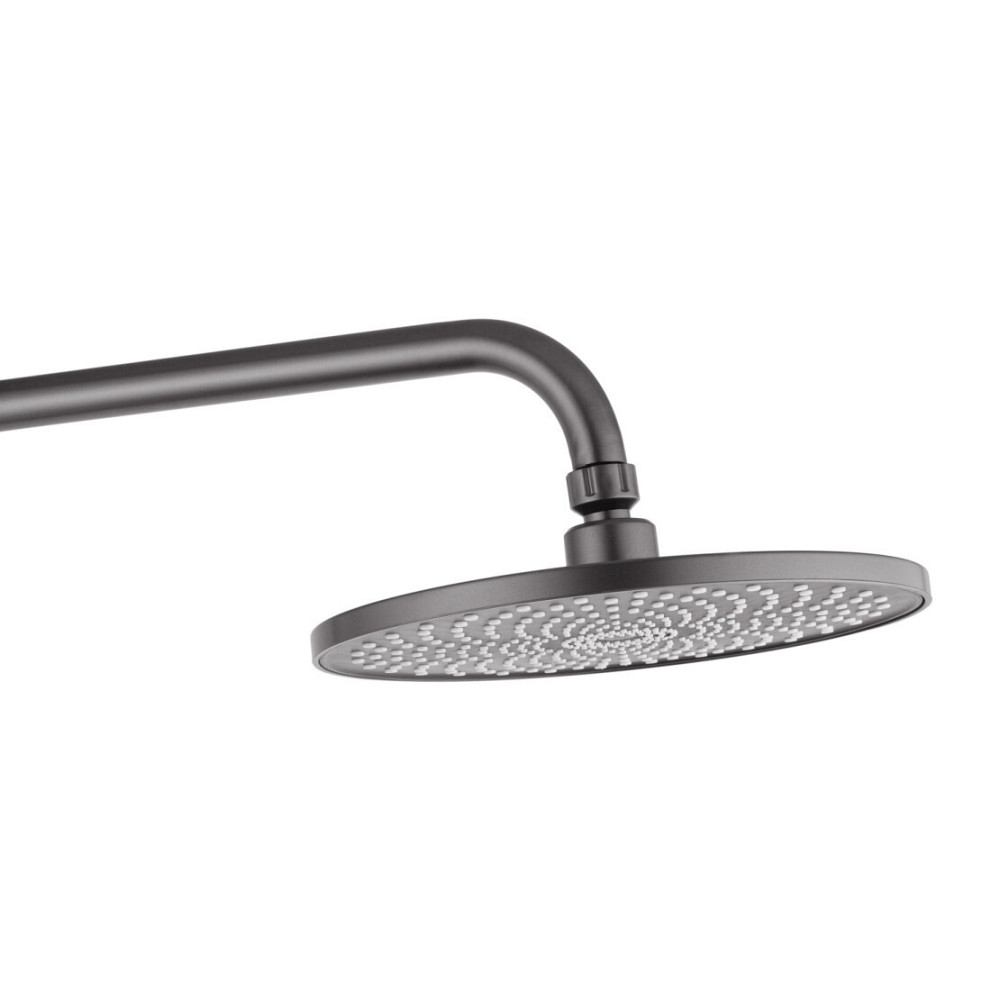 Душевая система настенного монтажа Agua Elposo — INOX064AM с изливом, графит Киев - изображение 7