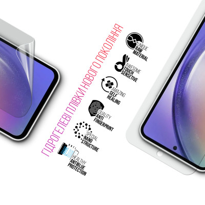 Плівка захисна Armorstandart Kit Clear + Anti-Blue Samsung A55 5G (A556) (ARM80688) Вінниця - фото 3