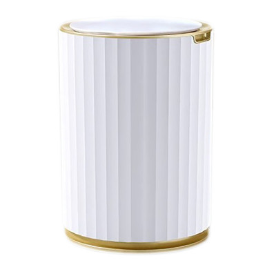 Контейнер для мусора JAH Nordic Сенсорный Белый с золотым 9 л (20259) Винница - изображение 1