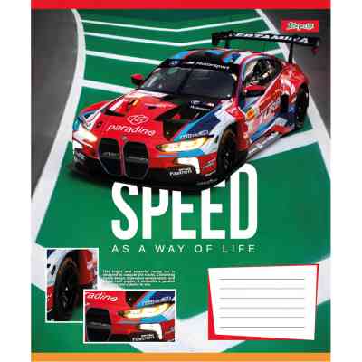 Тетрадь 1 вересня Speed as a way of life А5 24 листов клетка (768016) Винница