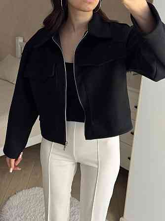 Женский повседневный оверсайз бомбер на молнии турецкий кашемир Одесса