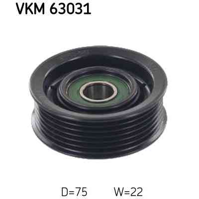 Ролик натягувача ременя SKF VKM 63031 Вінниця