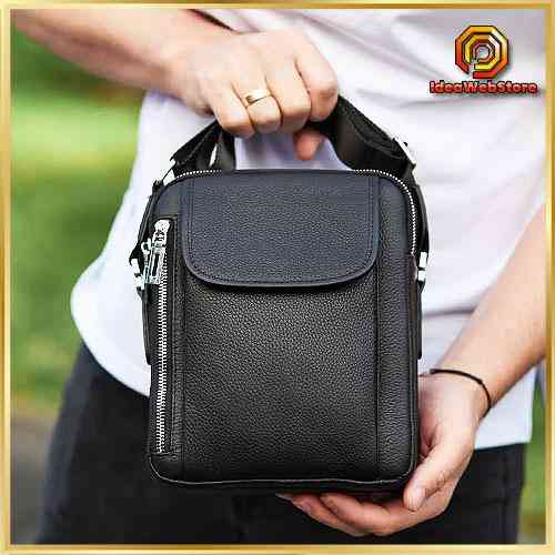 Якісна чоловіча сумка з натуральної шкіри, сумка месенджер, барсетка шкіряна, сумка Bexhill Київ