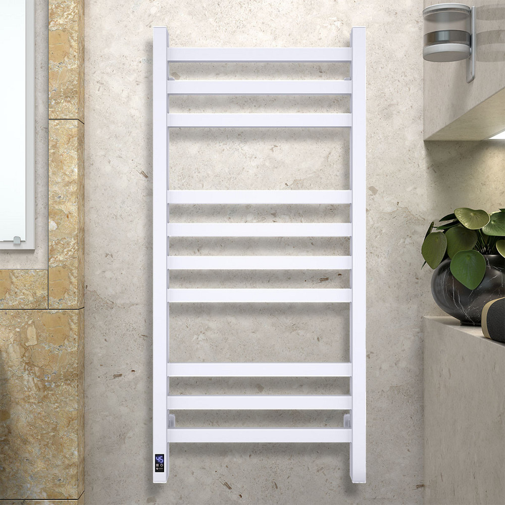 Рушникосушка електрична NAVIN Авангард 480х1000 Sensor, біла, права (12-028053-4810) Київ - фото 3