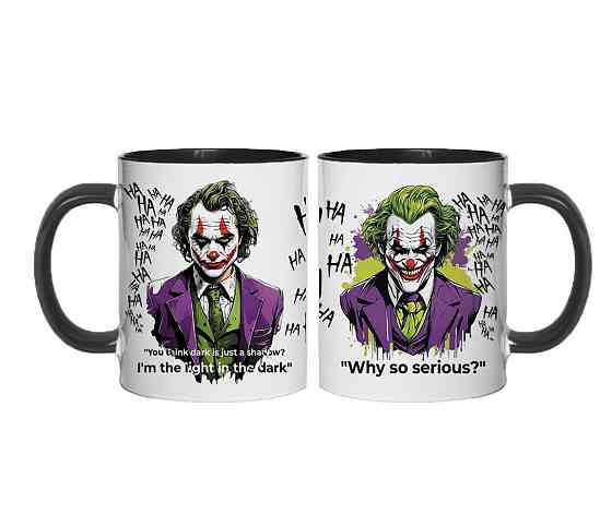 Чашка "Джокер" Joker | Керамічна 330 мл | Подарунок кіноману Одеса