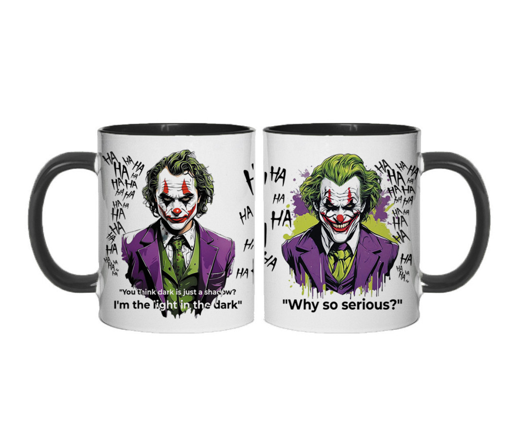 Чашка "Джокер" Joker | Керамічна 330 мл | Подарунок кіноману Одеса - фото 2