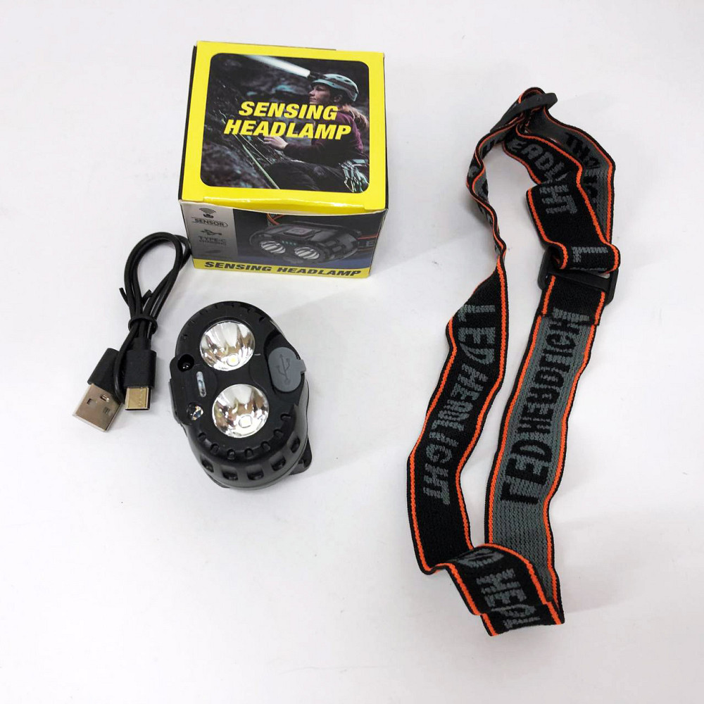 Налобный фонарь для рыбалки кемпинга Bailong 666-2 XPL, Фонарь для походов на лоб RW-22 Львов - изображение 9