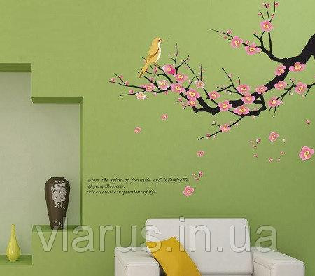 Наклейка декоративна Гілка квітучого дерева Київ - фото 1