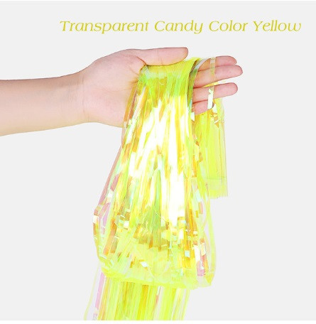 Дощик для фотозони 2 м на 1 м цукерковий жовтий Київ - фото 1