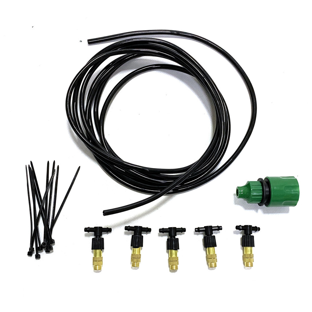 Туманоутворююча система з латунними форсунками на стійках Сім-Сім - літній освіжаючий портал - туман Борисполь - изображение 7