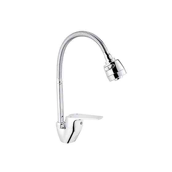 Змішувач для кухні з гнучким виливом Kroner KRM Odra - C038-1 Київ