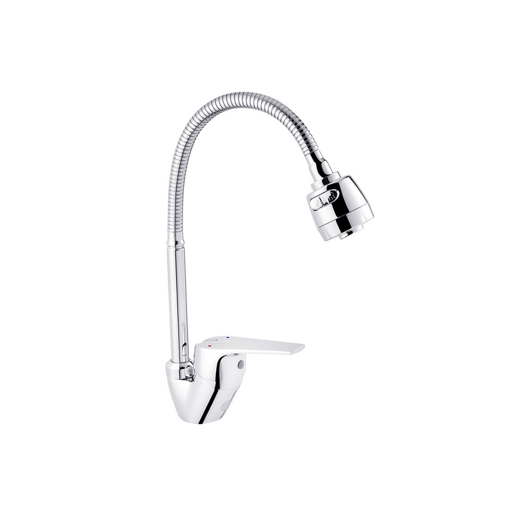 Змішувач для кухні з гнучким виливом Kroner KRM Odra - C038-1 Київ - фото 4