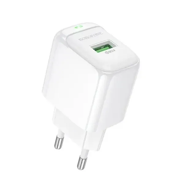 Зарядний пристрій 220В QC3.0 Borofone Potential BAS42A  для портативної техніки, швидка зарядка Одеса - фото 2