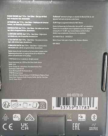 Смарт -Часы Garmin Fenix 7X Pro Solar Slate Gray Black 010- 02778-01 Киев