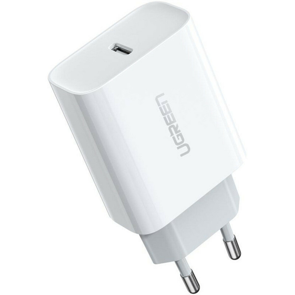 Зарядний пристрій UGREEN CD137 Fast Charging Power Adapter with PD 20W EU (White) (UGR-60450) Киев - изображение 1