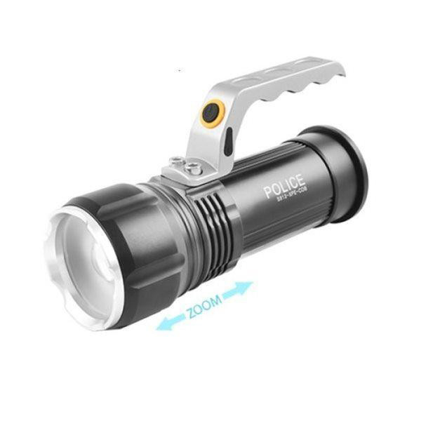 Супер яскравий ліхтарик Bailong S912-XPE+COB(white+red), переносний HU-729 гарний ліхтарик Київ - фото 1