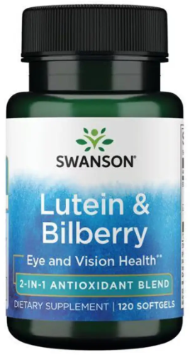 Лютеїн та чорниця для зору Swanson Lutein & Bilberry 120 капс Київ - фото 1