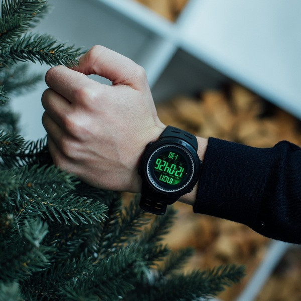 Годинник чоловічий наручний Skmei Amigo II 1251 Чорний Вінниця - фото 7