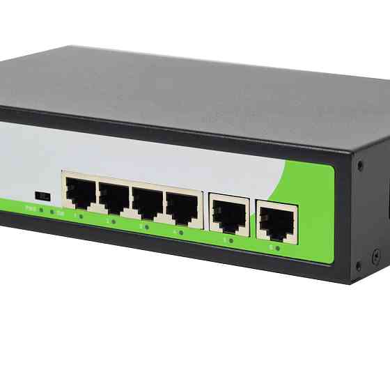 PoE-комутатор ZKTeco ZK-PoE42N-55W з 4 портами PoE Київ