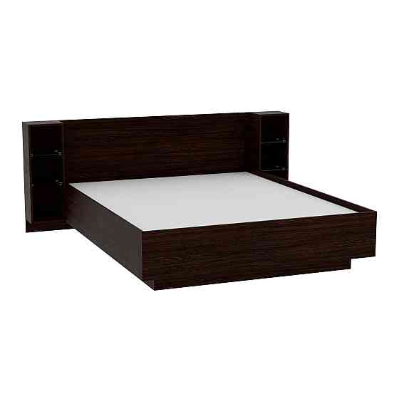 Кровать Кристалл №1 двуспальная, Венге Магия, 2035х1976х850 Львов