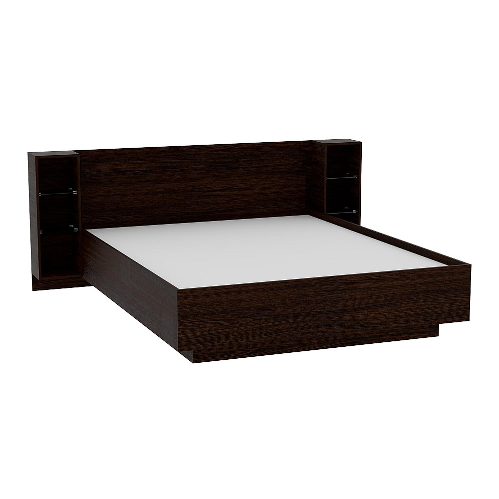 Кровать Кристалл №1 двуспальная, Венге Магия, 2035х1976х850 Львов - изображение 1