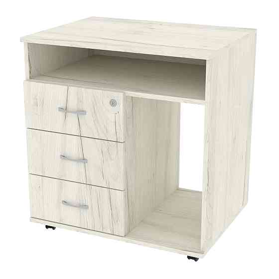 Тумба офисная ТМО-4, Дуб Крафт Білий, 700/520/760 Львов