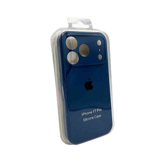Чохол для смартфона Silicone Full Case AA Camera Protect for Apple iPhone 17 Pro 16 Pro,Blue Київ