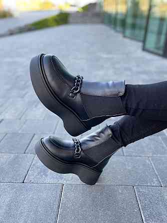 Черевики жіночі ARLEN чорні натуральна шкіра зимові 36р.-23см. 37р.-24см. 38р.-24.5см. (4833) Коломия