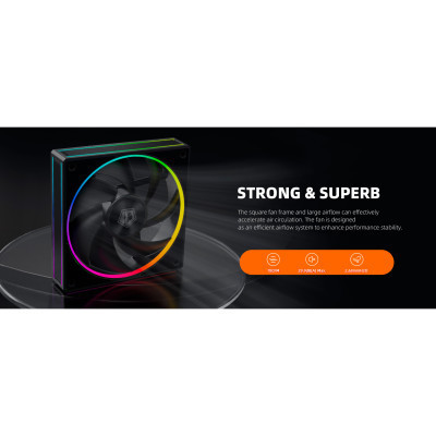 Кулер для корпуса ID-Cooling AF-127-ARGB-K Винница - изображение 2