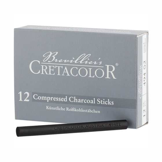 Уголь прессованное 12 шт medium Cretacolor Киев