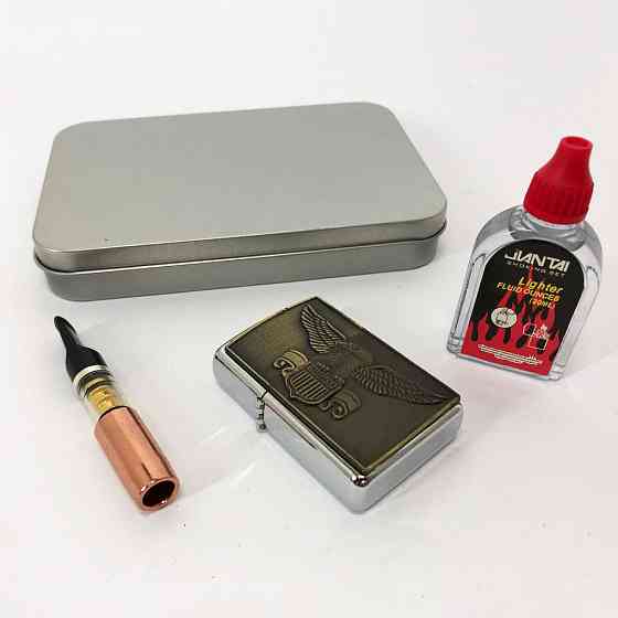 Зажигалка в подарочном футляре N6, Зажигалка для курения на день рождения UH-98 Ивано-Франковск