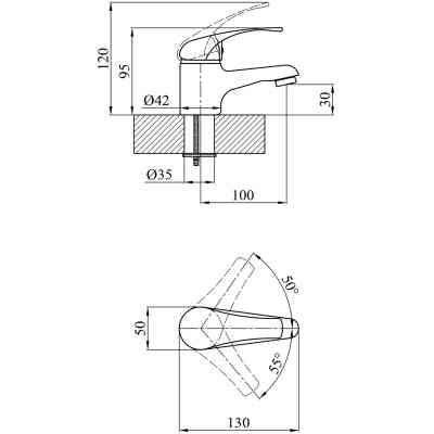 Змішувач Agua Leon-C011 (CV014929) Вінниця