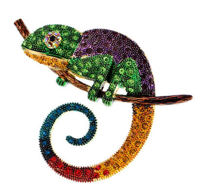 Брошь модная женская Хамелеон Киев - изображение 2