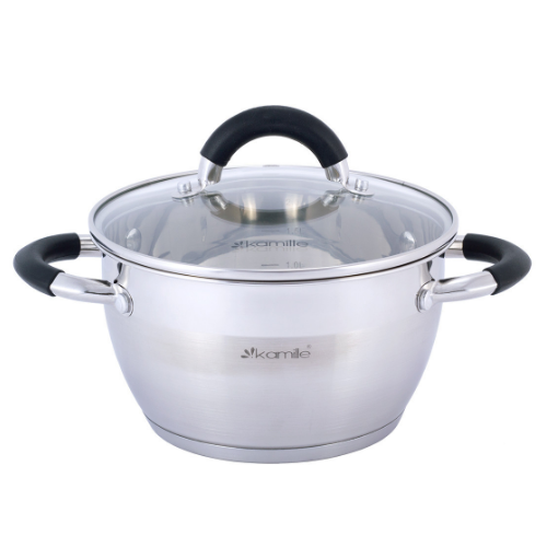 Набір каструль 4 предмети (каструлі 2,1/2,9л) нержавіюча сталь 5753 KAMILLE Житомир - изображение 3