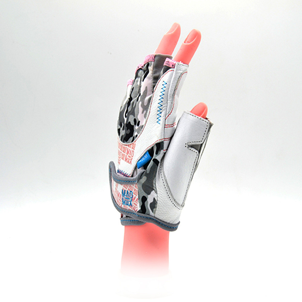 Рукавички для фітнесу MadMax MFG-931 No matter White M Київ - фото 3