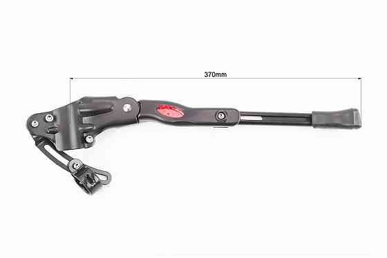Підніжка бокова задня телескопічна для 24"- 29", з регульованим кутом кріплення, алюмінієва, чорна HS-003 Київ