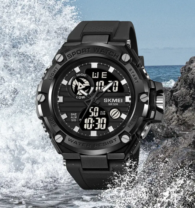 Годинник чоловічий наручний спортивний Skmei 2119 (Чорний) Київ - фото 7