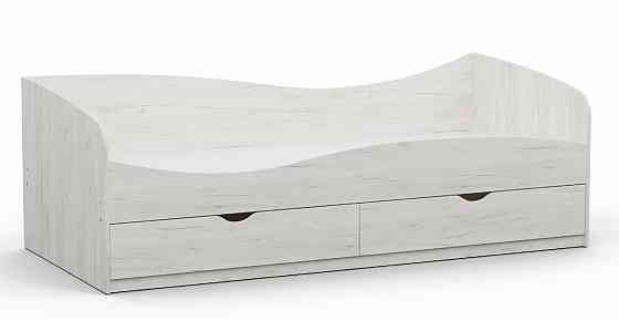 Кровать односпальная L-11, Дуб Крафт Білий, 2030х937х680 Львов