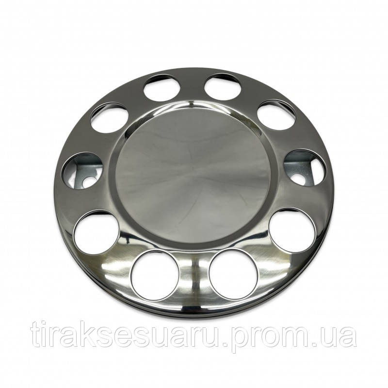 Ковпак колеса 22.5 "корона" (нержавійка) . Ковпаки на колеса 22.5 Луцьк - фото 1