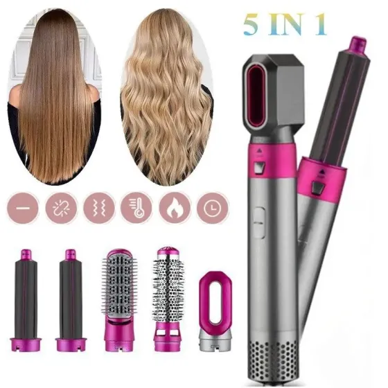 Стайлер 5в1 Hot Air Styler для разных типов волос с функциями придания объема, выпрямления, укладки Коломия