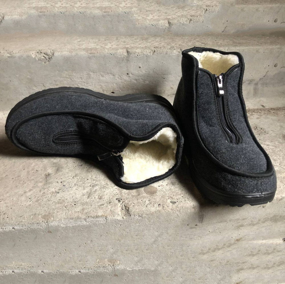 Чоловічі робочі черевики, Зручне робоче взуття для чоловіків, Бурки дедушки, Черевики робочі чоловічі JZ-49 Львів - фото 6