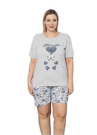 Піжама великий розмір шорти i майка U6764 2XL Київ