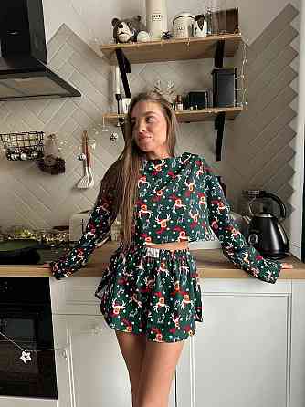 Жіноча новорічна піжамка Одеса